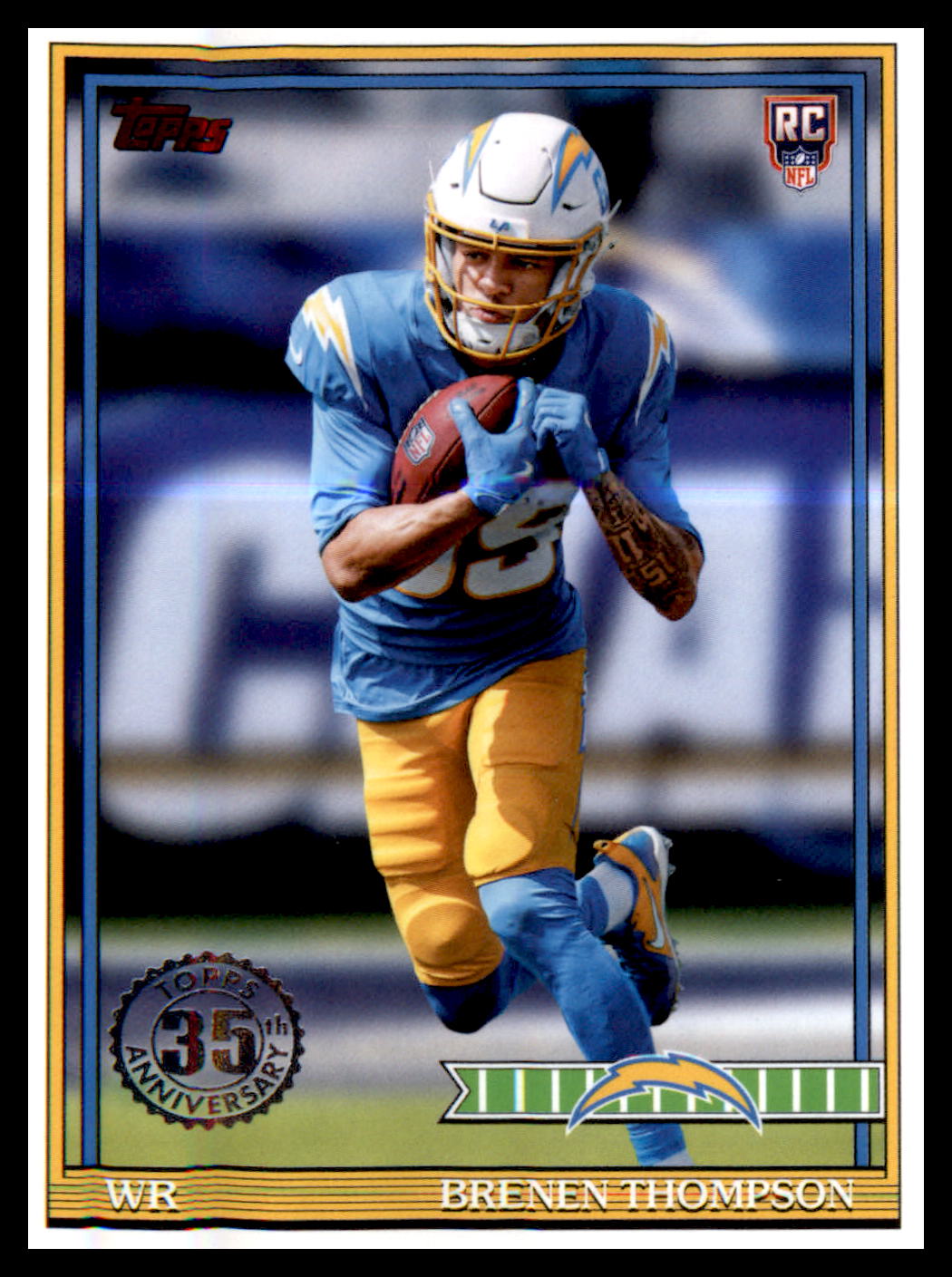 2026 Topps Flagship 1991 Topps Football Rookies #91TR-34 Brenen Thompson