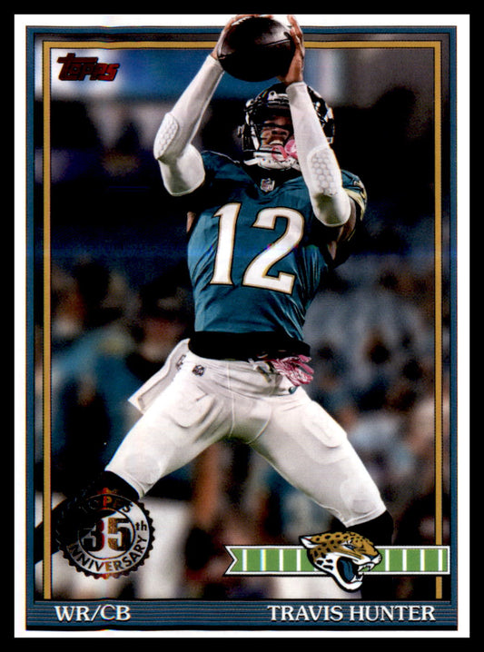 2026 Topps Flagship 1991 Topps Football Crackle #91TF-2 Travis Hunter