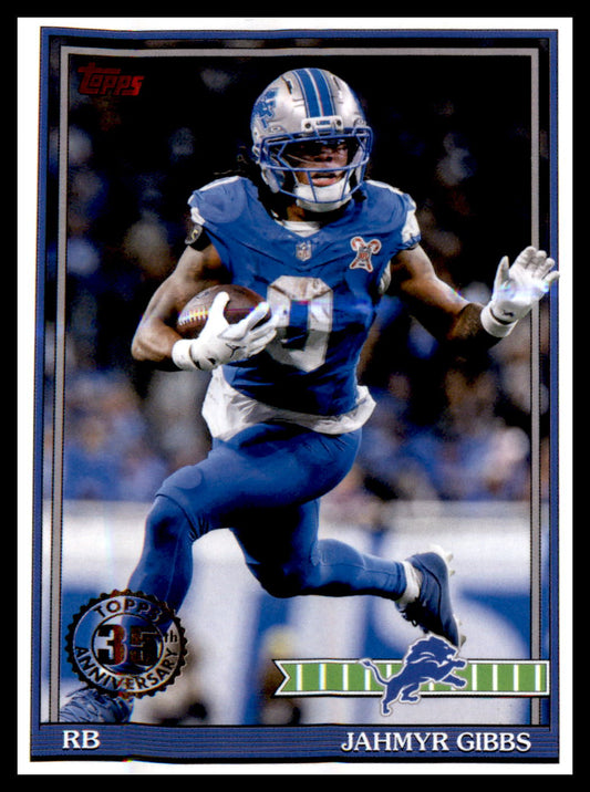 2026 Topps Flagship 1991 Topps Football #91TF-39 Jahmyr Gibbs