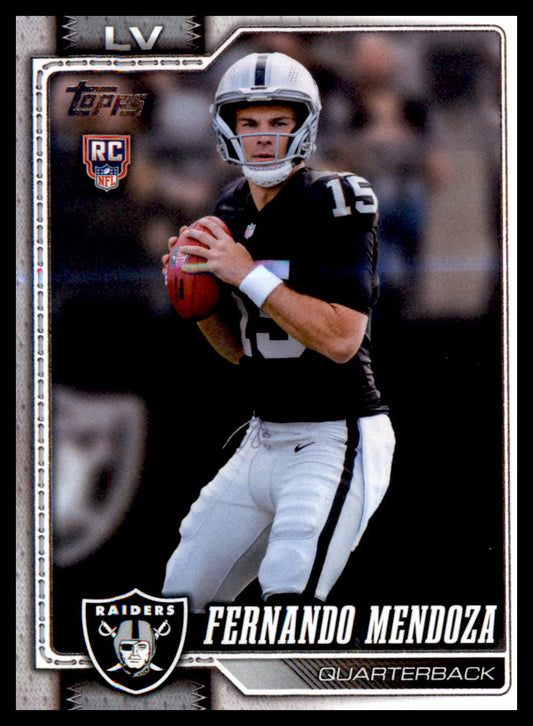 2026 Topps Flagship #301 Fernando Mendoza RC RC