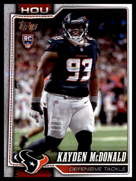 2026 Topps Flagship #364 Kayden McDonald RC RC