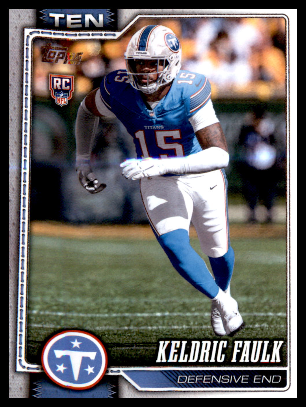 2026 Topps Flagship #344 Keldric Faulk RC RC