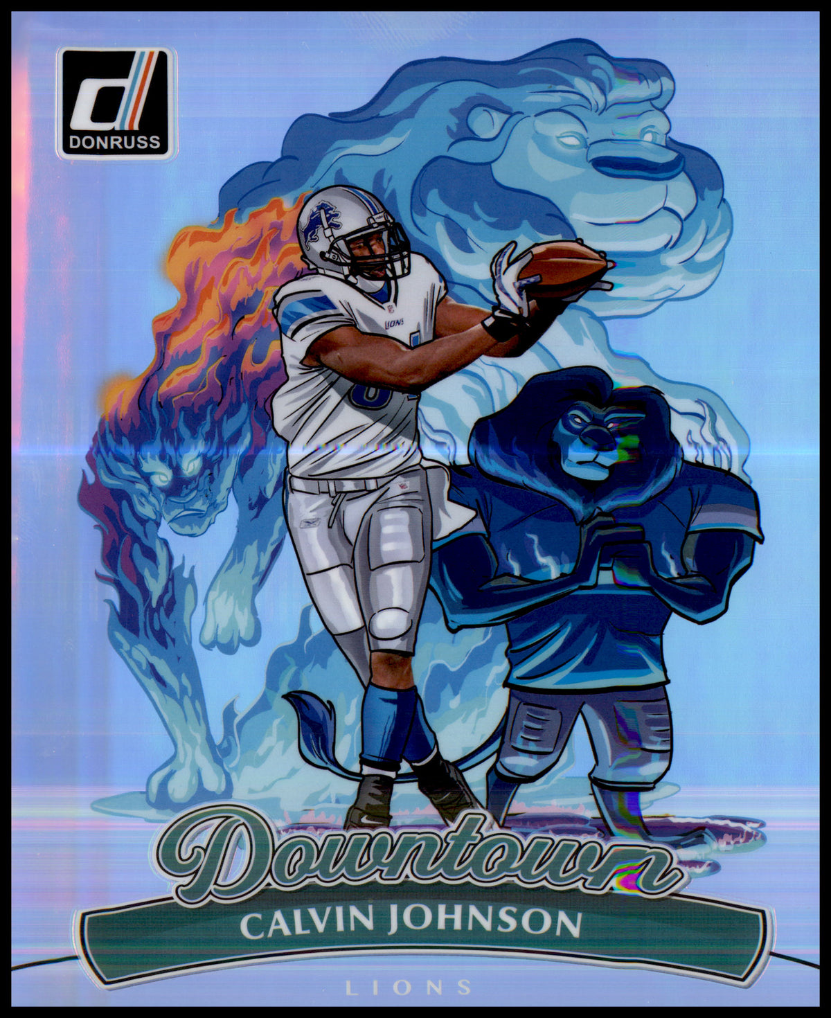 2025 Donruss Downtown! 5x7 #4 Calvin Johnson