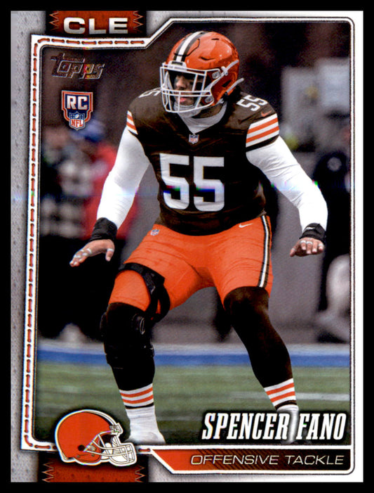 2026 Topps Flagship #385 Spencer Fano RC RC