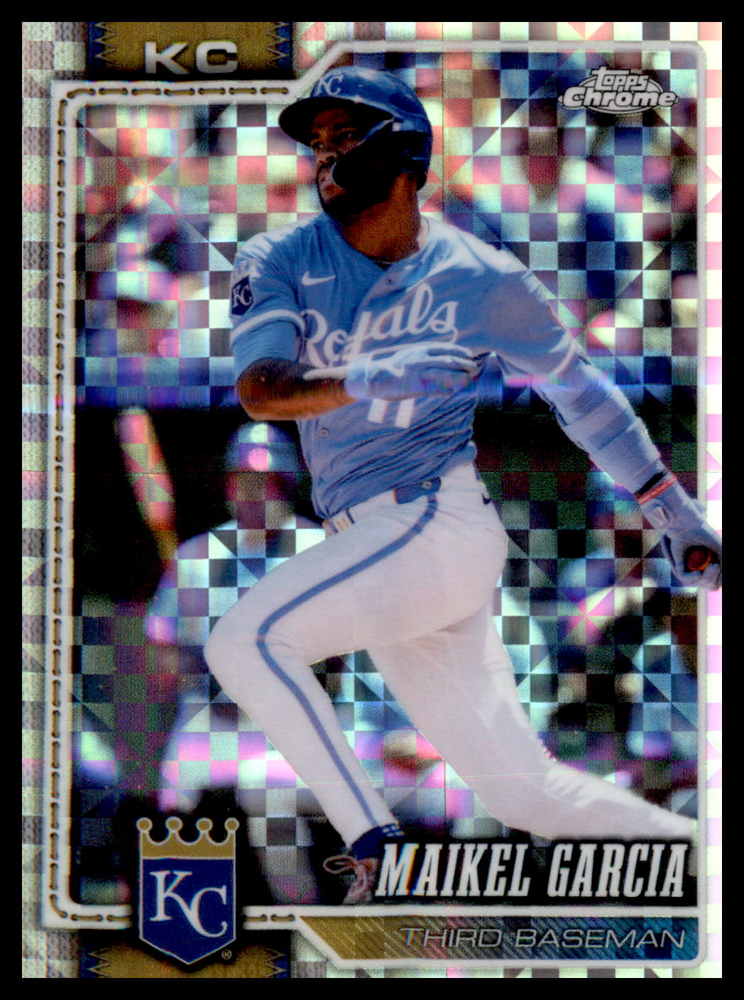 2026 Topps Chrome X-Fractors #84 Maikel Garcia