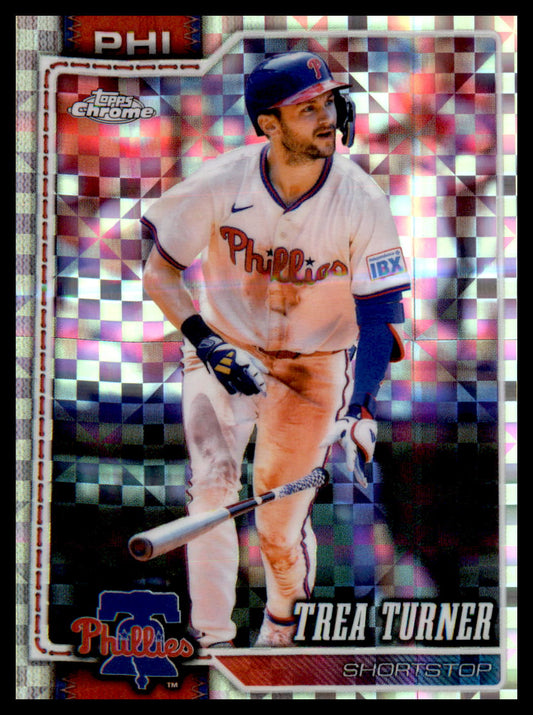 2026 Topps Chrome X-fractor #5 Trea Turner