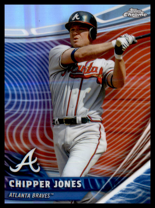 2026 Topps Chrome Chrome Rivals Away #RVA-14 Chipper Jones