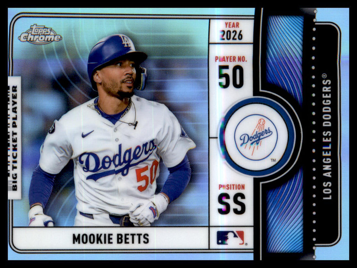 2026 Topps Chrome Big Ticket Players #BTP-8 Mookie Betts