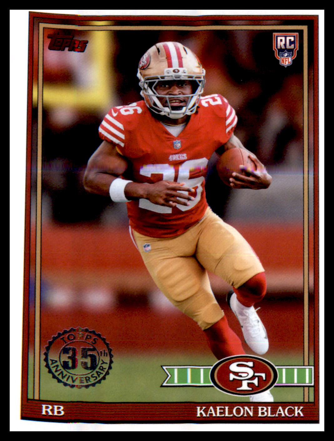 2026 Topps Flagship 1991 Topps Football Rookies #91TR-33 Kaelon Black