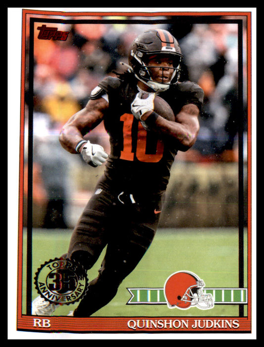 2026 Topps Flagship 1991 Topps Football #91TF-25 Quinshon Judkins