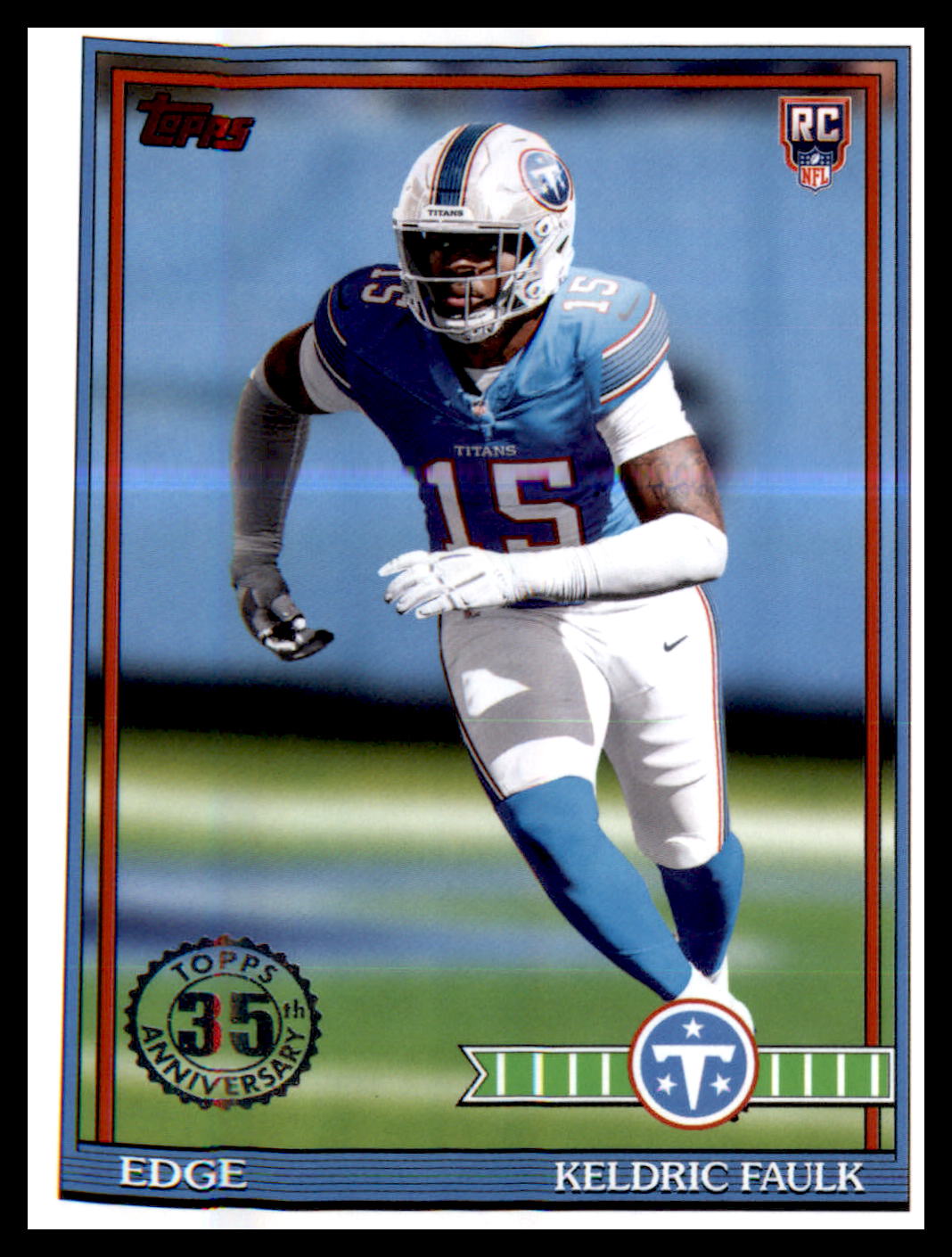 2026 Topps Flagship 1991 Topps Football Rookies #91TR-44 Keldric Faulk