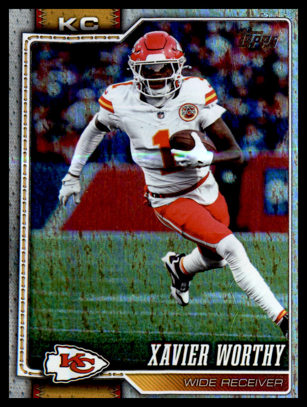 2026 Topps Flagship Holo Foil #96 Xavier Worthy