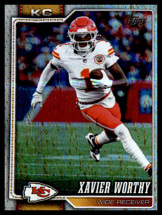 2026 Topps Flagship Holo Foil #96 Xavier Worthy