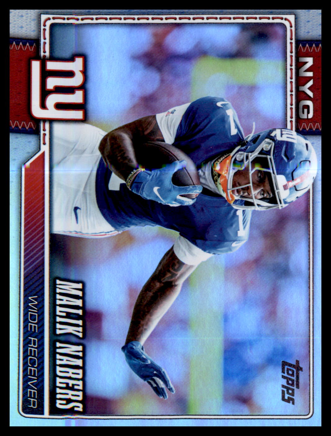 2026 Topps Flagship Rainbow Foil #153 Malik Nabers