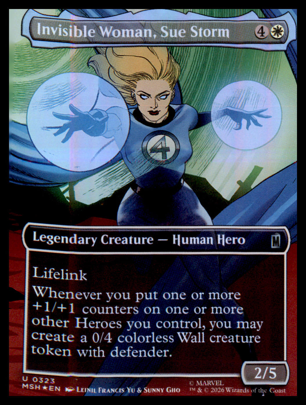 Marvel Super Heroes #323 Invisible Woman, Sue Storm (Borderless) Uncommon