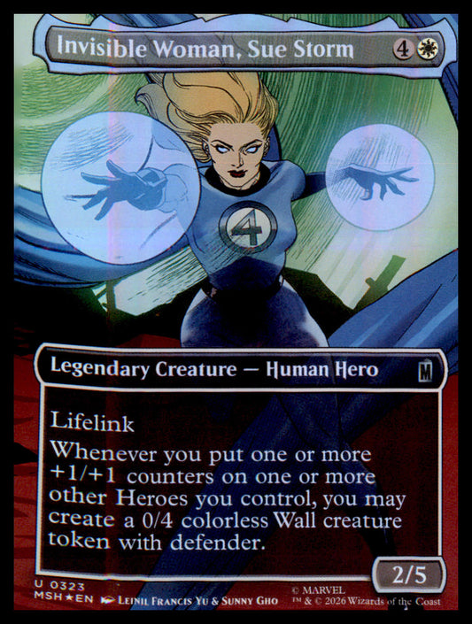 Marvel Super Heroes #323 Invisible Woman, Sue Storm (Borderless) Uncommon