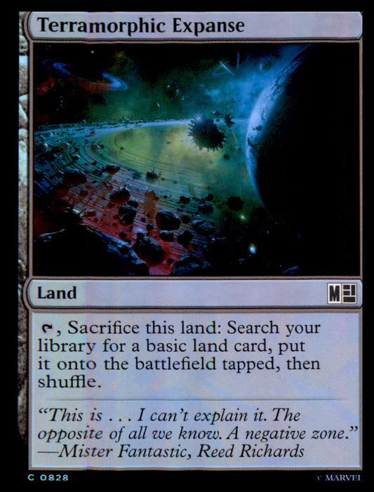 Commander: Marvel Super Heroes 273 Terramorphic Expanse (Surge Foil) Common