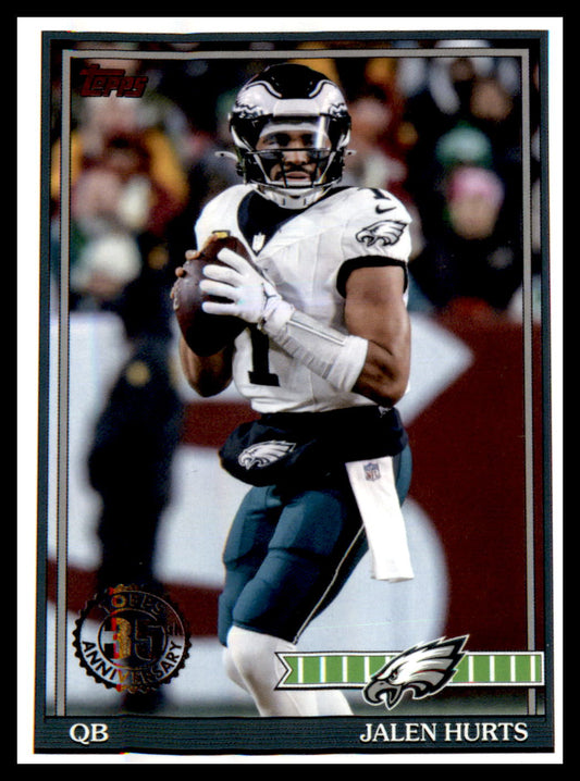 2026 Topps Flagship 1991 Topps Football #91TF-43 Jalen Hurts
