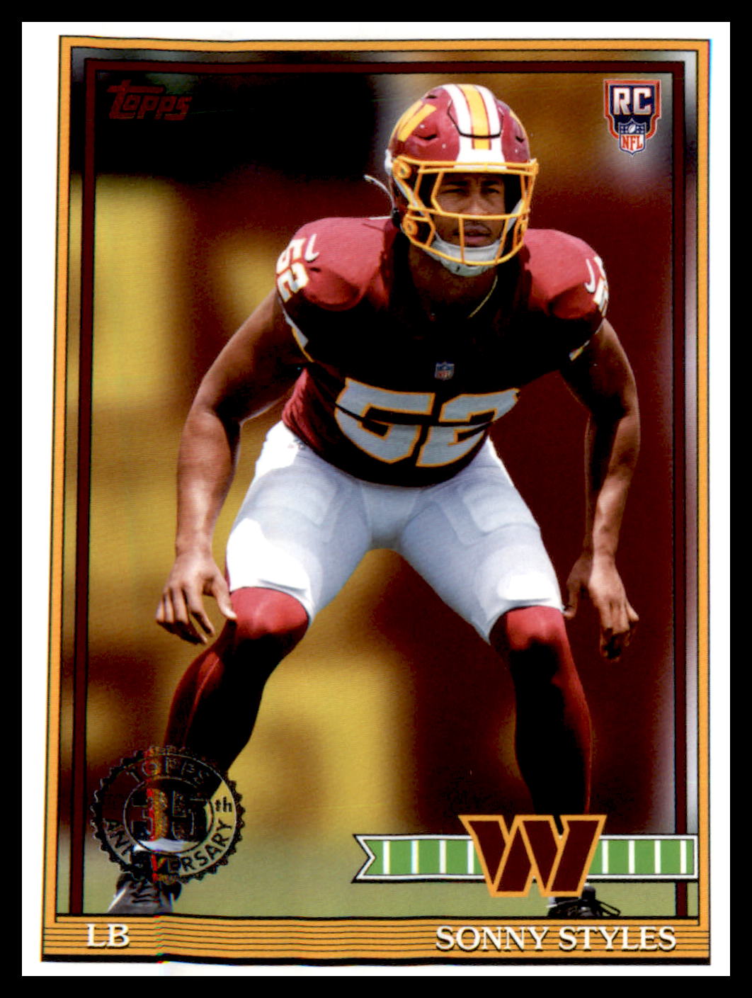 2026 Topps Flagship 1991 Topps Football Rookies #91TR-47 Sonny Styles