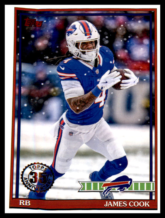 2026 Topps Flagship 1991 Topps Football #91TF-12 James Cook