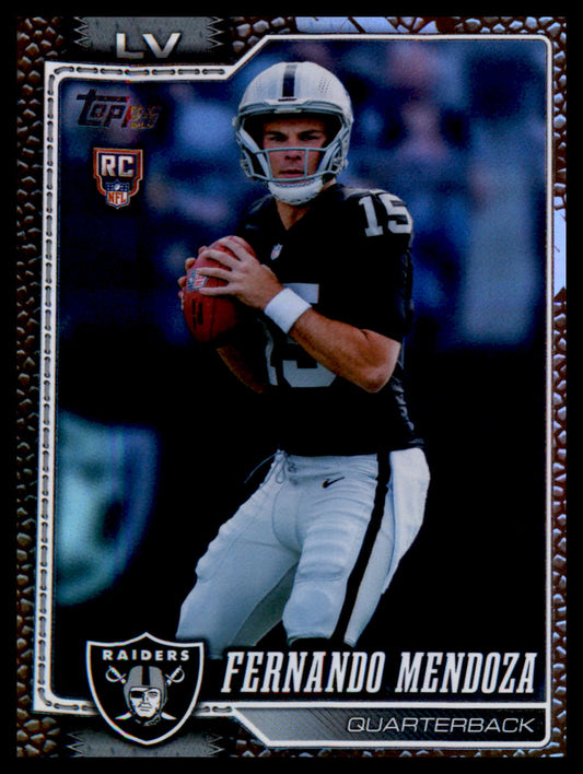 2026 Topps Flagship Football Rainbow Foil #301 Fernando Mendoza