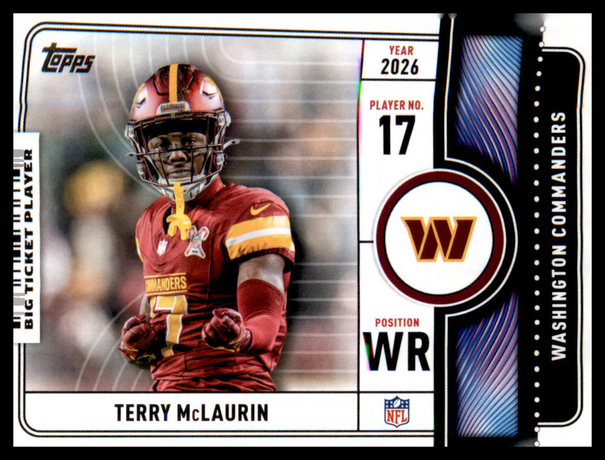 2026 Topps Flagship Big Ticket Players #BTP-24 Terry McLaurin