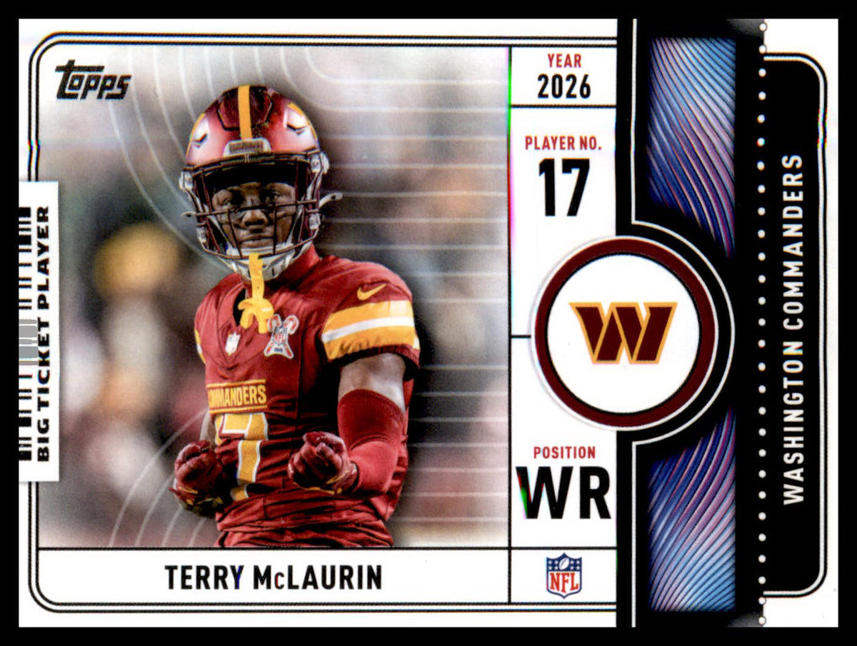 2026 Topps Flagship Big Ticket Players #BTP-24 Terry McLaurin