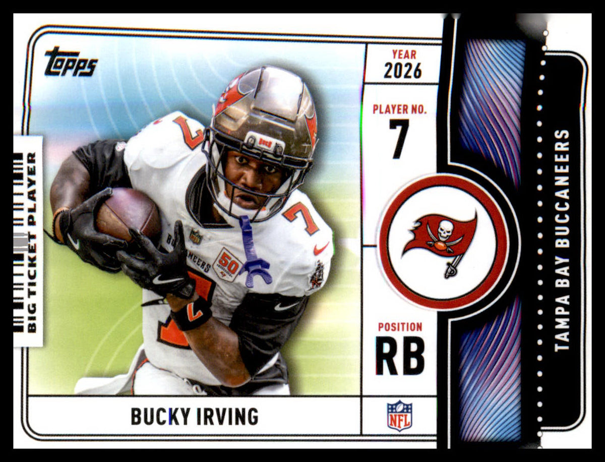 2026 Topps Flagship Big Ticket Players #BTP-23 Bucky Irving