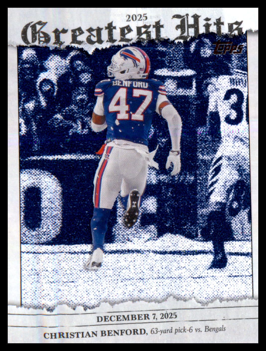 2026 Topps Flagship 2025 Greatest Hits #25GH-CB Christian Benford