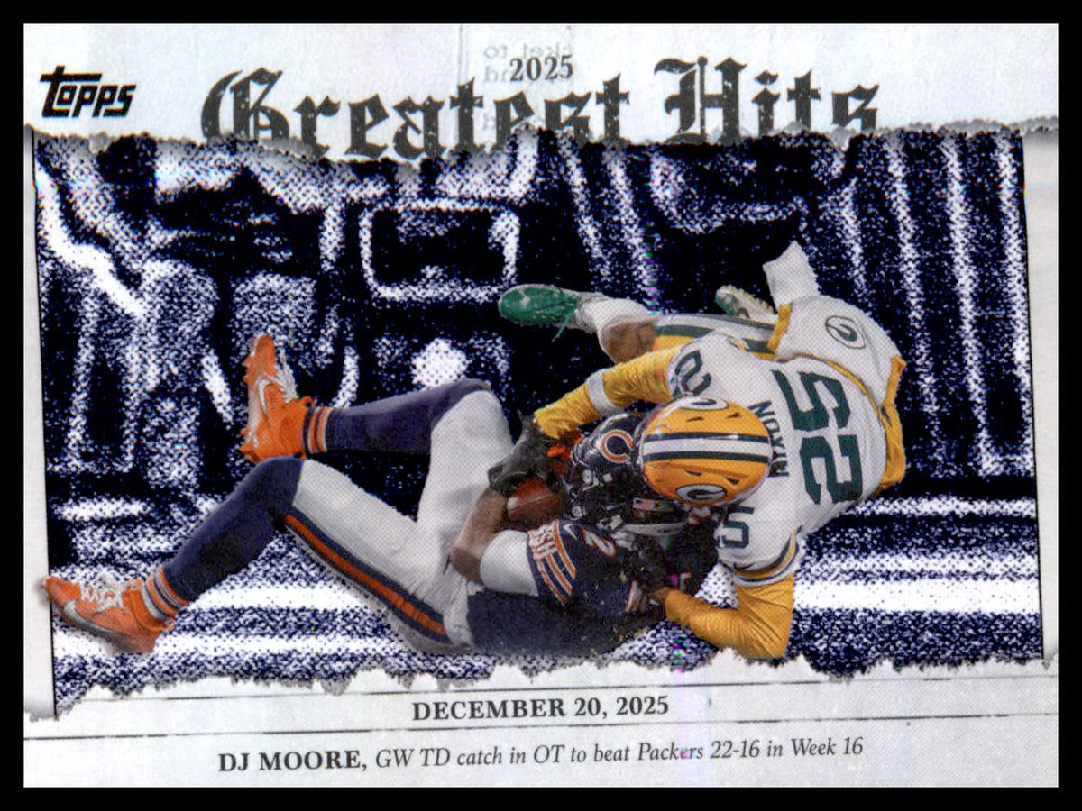 2026 Topps Flagship 2025 Greatest Hits #25GH-DM DJ Moore