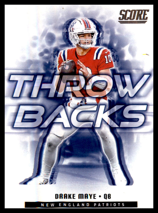 2025 Score Throwbacks #3 Drake Maye
