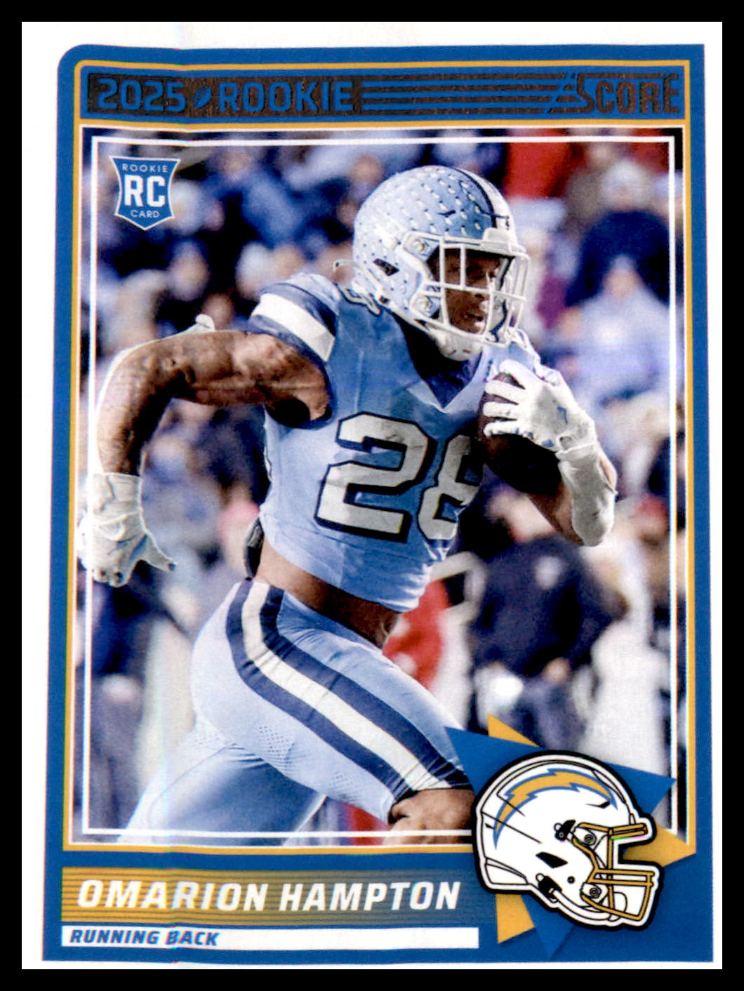 2025 Score #37 Omarion Hampton RC RC
