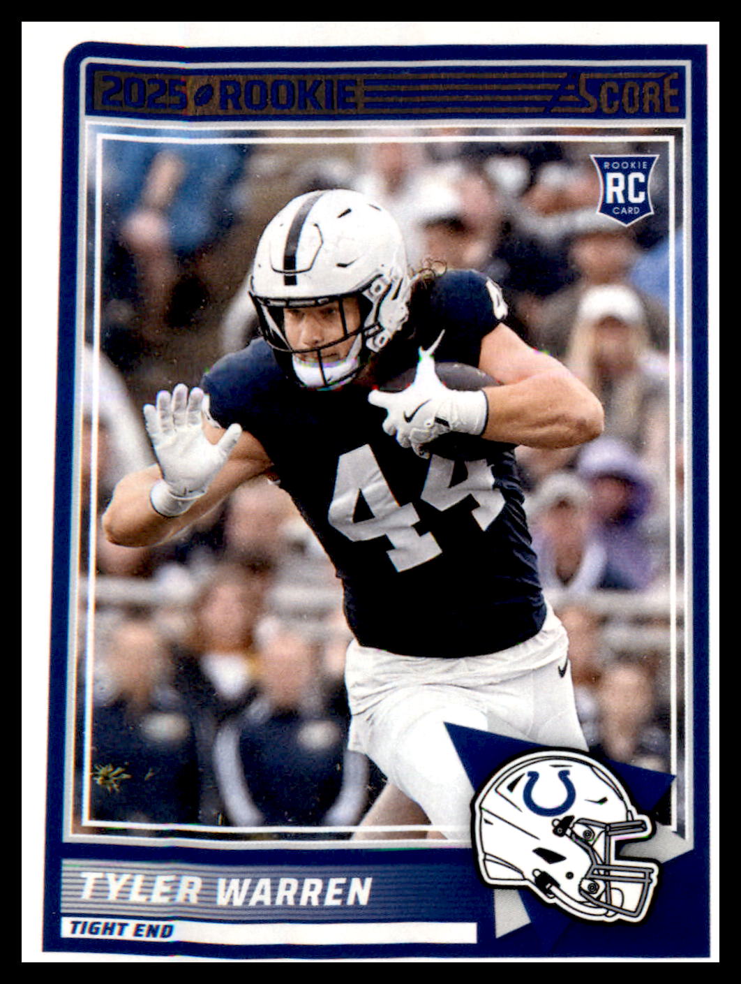 2025 Score #21 Tyler Warren RC RC