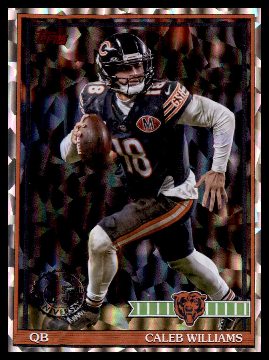 2026 Topps Flagship 1991 Topps Football Crackle #91TF-18 Caleb Williams