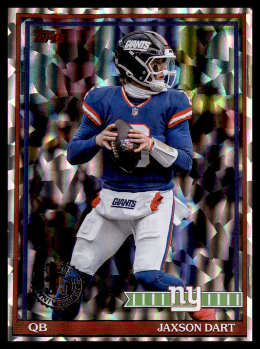 2026 Topps Flagship 1991 Topps Football Crackle #91TF-33 Jaxson Dart