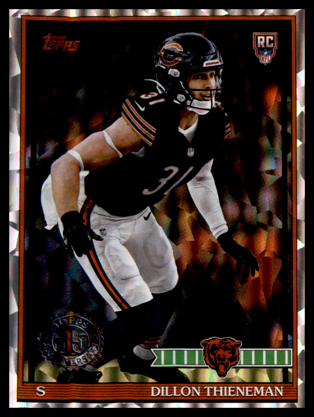 2026 Topps Flagship 1991 Topps Football Rookies Crackle 91TR50 Dillon Thieneman