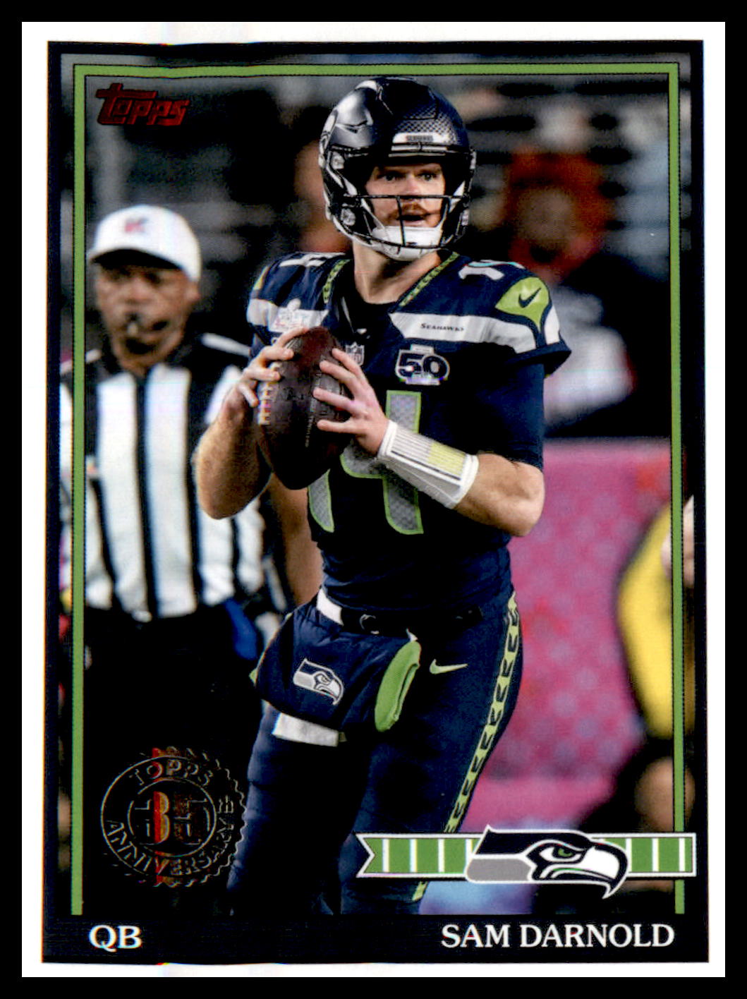 2026 Topps Flagship 1991 Topps Football #91TF-50 Sam Darnold