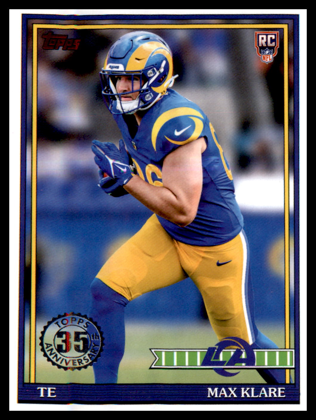 2026 Topps Flagship 1991 Topps Football Rookies #91TR-41 Max Klare