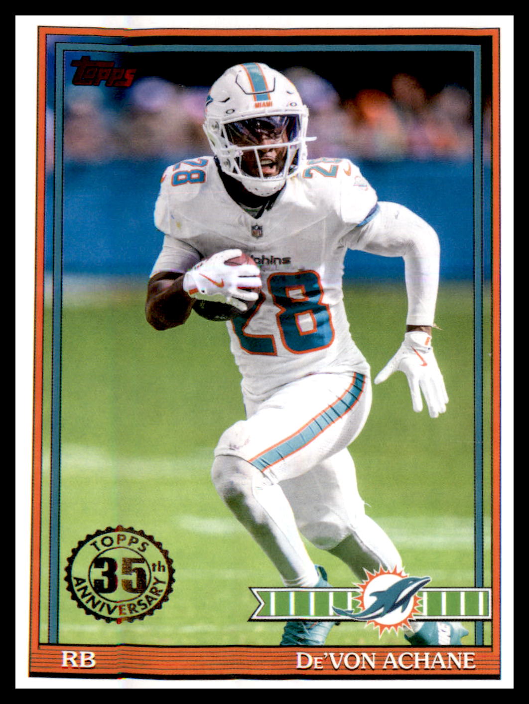 2026 Topps Flagship 1991 Topps Football #91TF-35 De'Von Achane