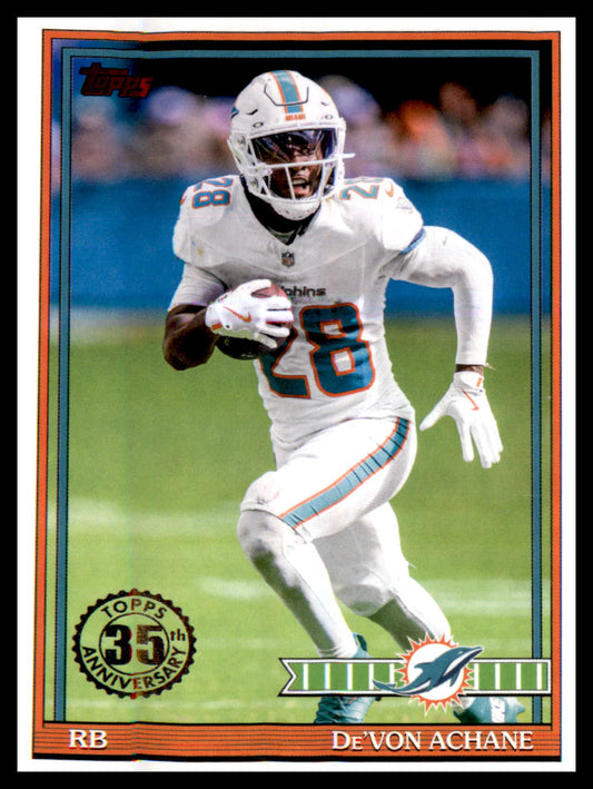 2026 Topps Flagship 1991 Topps Football #91TF-35 De'Von Achane