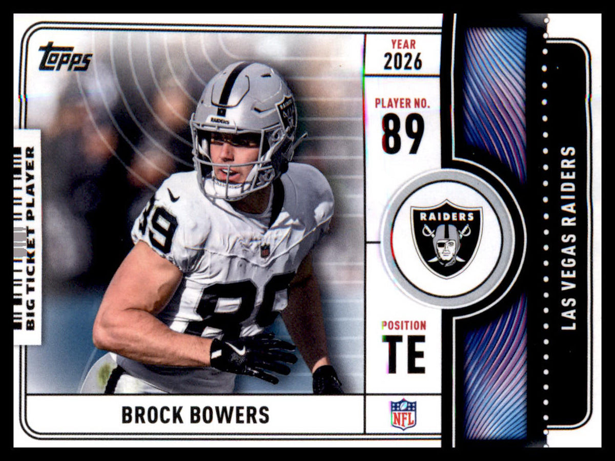 2026 Topps Flagship Big Ticket Players #BTP-10 Brock Bowers