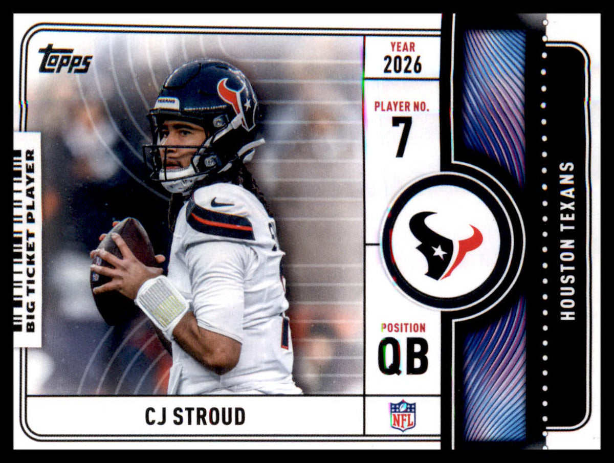 2026 Topps Flagship Big Ticket Players #BTP-15 CJ Stroud