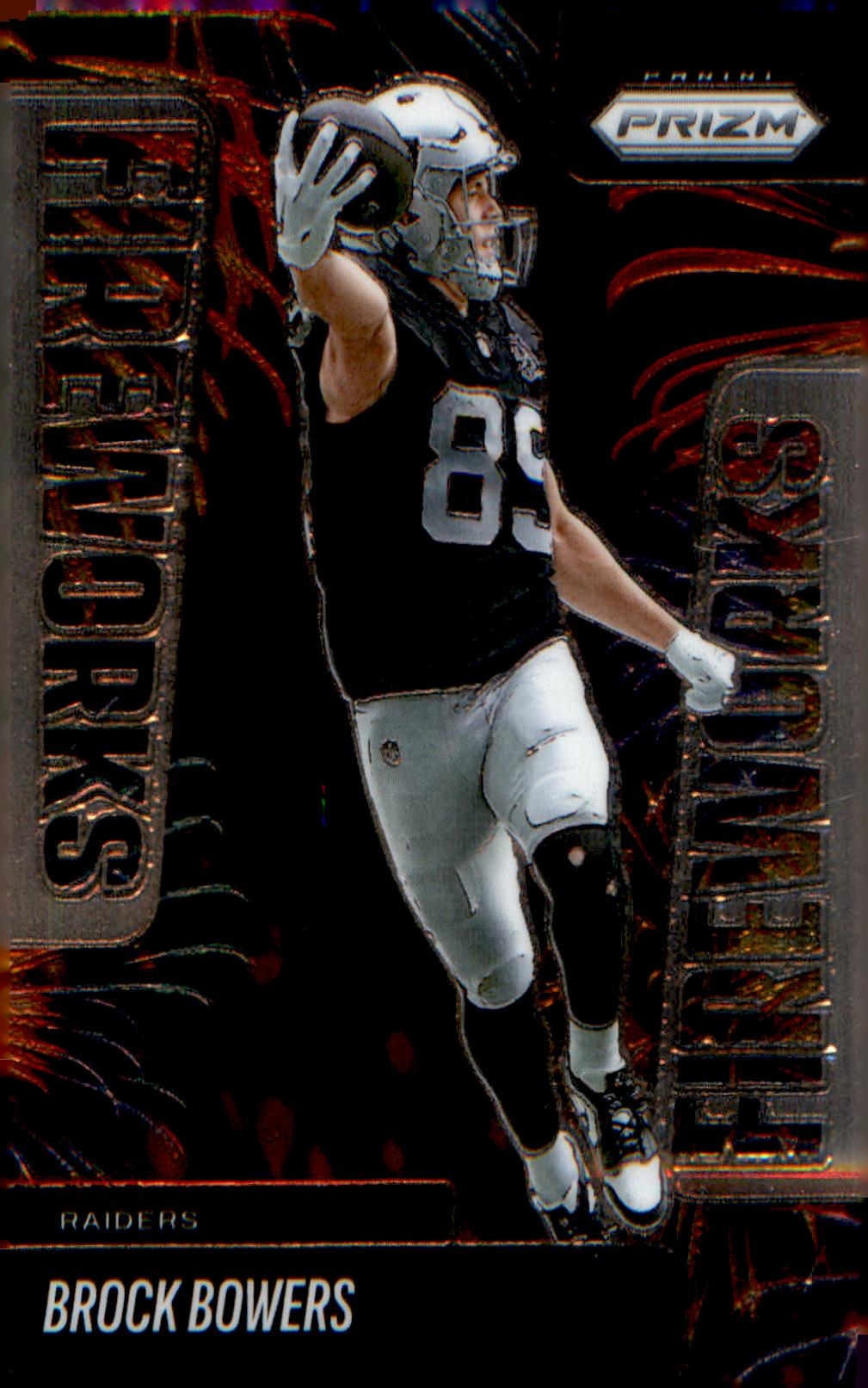 2025 Panini Prizm Fireworks #11 Brock Bowers - Veteran Sports Cards FL