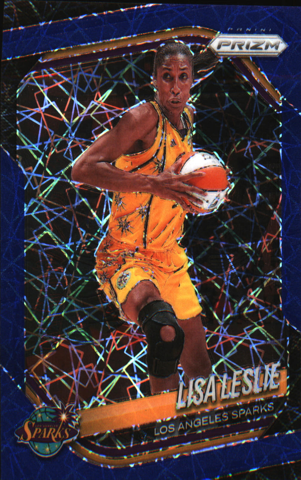 2025 Panini Prizm WNBA Blue Velocity Prizms #106 Lisa Leslie - Veteran Sports Cards FL