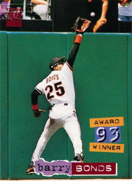 1994 Stadium Club #238 Barry Bonds