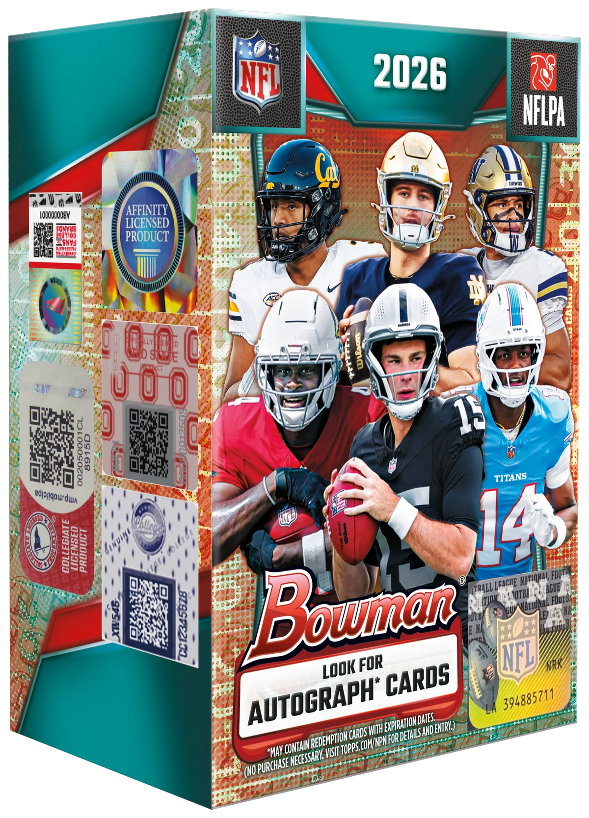 Pre-Order 2026 Bowman Football - Mega Box Pre-Order Drops Sept 30, 2026