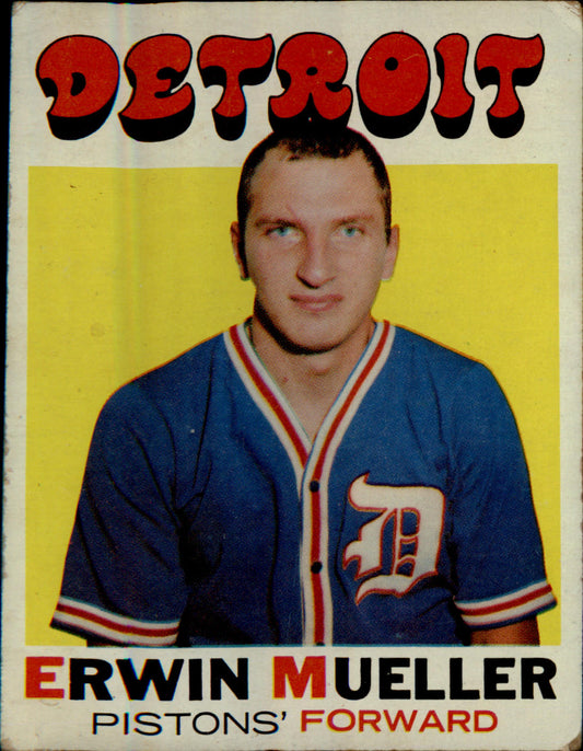 1971-72 Topps #31 Erwin Mueller - Veteran Sports Cards FL
