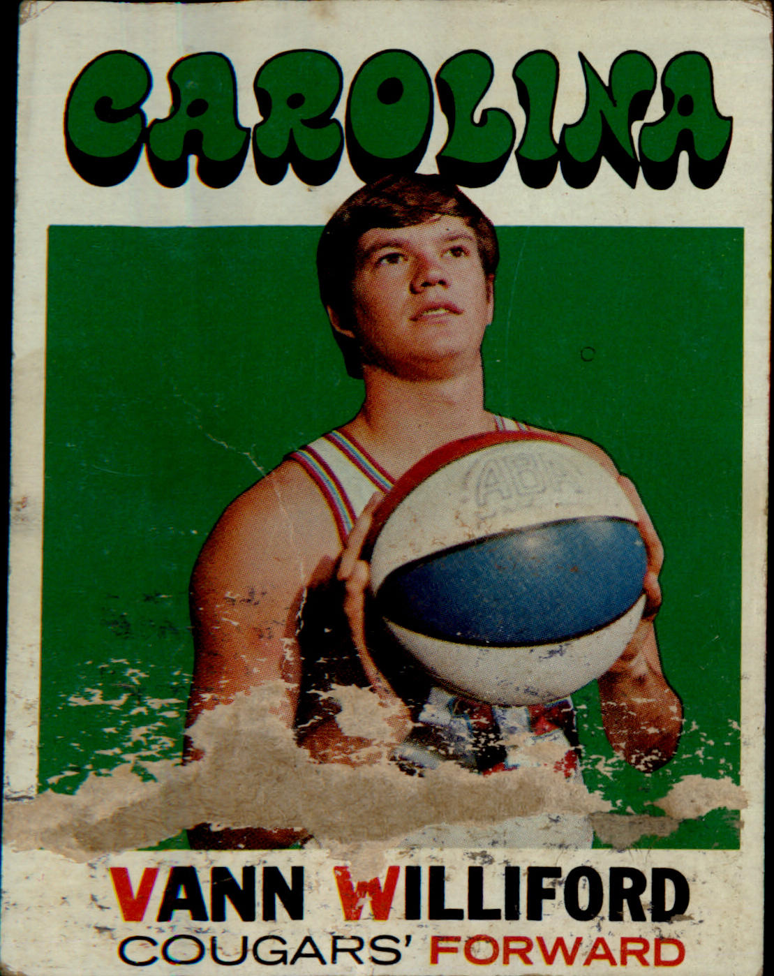 1971-72 Topps #229 Vann Williford Rookie Rookie - Veteran Sports Cards FL