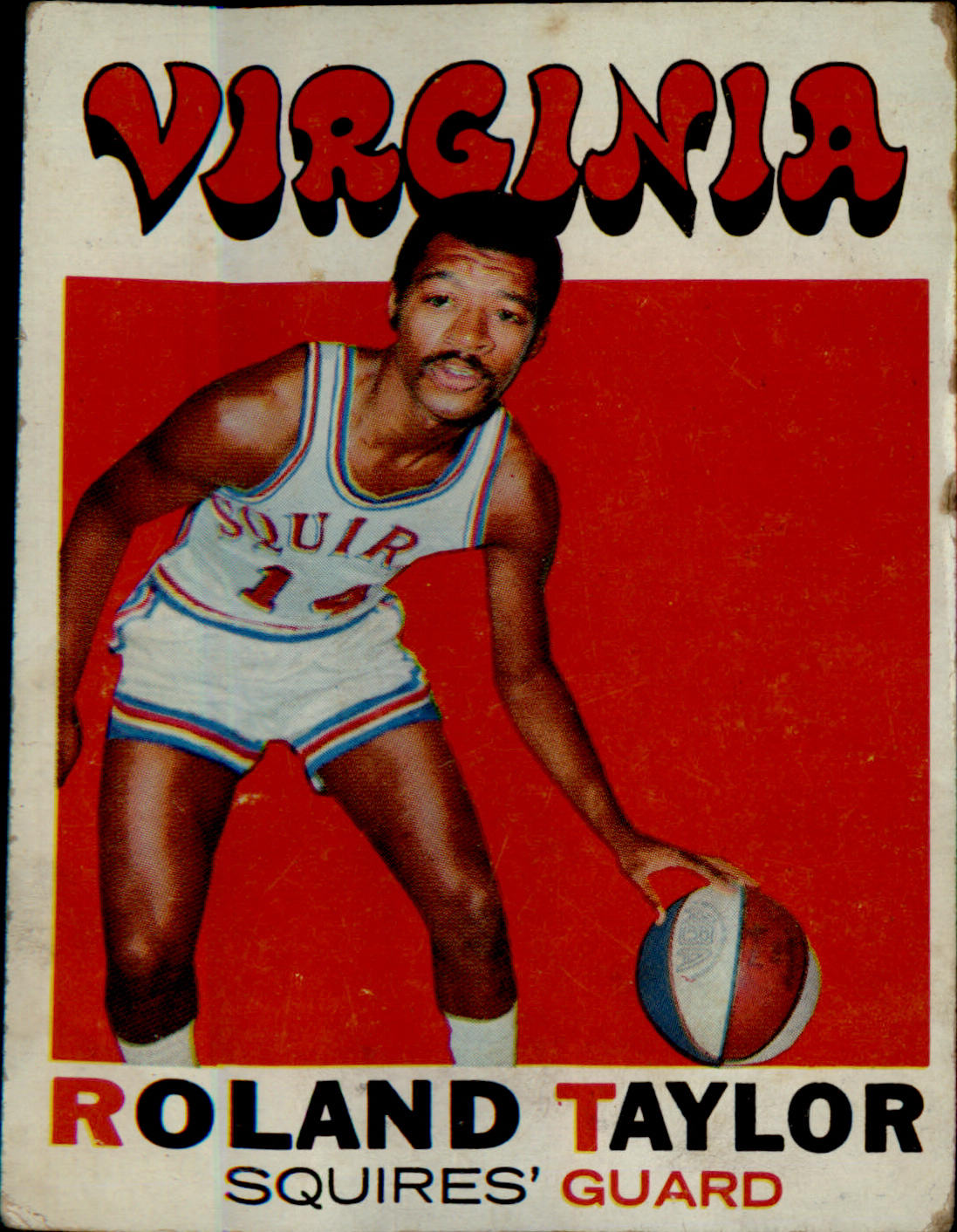 1971-72 Topps #173 Roland Taylor Rookie Rookie - Veteran Sports Cards FL