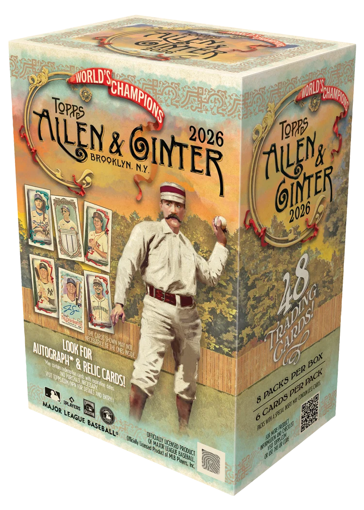 Pre-Sale 2026 Topps Allen & Ginter Baseball - Value Box Pre-Sale Release Date Oct 7th 2026